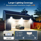 Solar Security Flood Light | 234 LED, 3 Modes, Motion Sensor, Remote, IP65