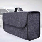 Car Trunk Organizer – Large Anti-Slip Felt Storage Bag with Compartments