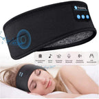 Bluetooth Sleep Headband Headphones – Wireless Music Eye Mask for Sleep, Running & Yoga