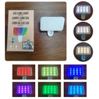 Portable Mini Selfie Fill Light – Rechargeable Clip-On LED with 3 Brightness Modes for Phone, Makeup & Video Calls