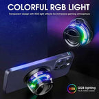 Outdoor Magnetic Bluetooth Speaker – Portable Mini Travel Stereo with RGB Light & Phone Holder for iOS & Android