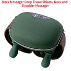 Electric Shiatsu Neck & Shoulder Massager – Deep Tissue Bionic Cervical & Back Massage Machine