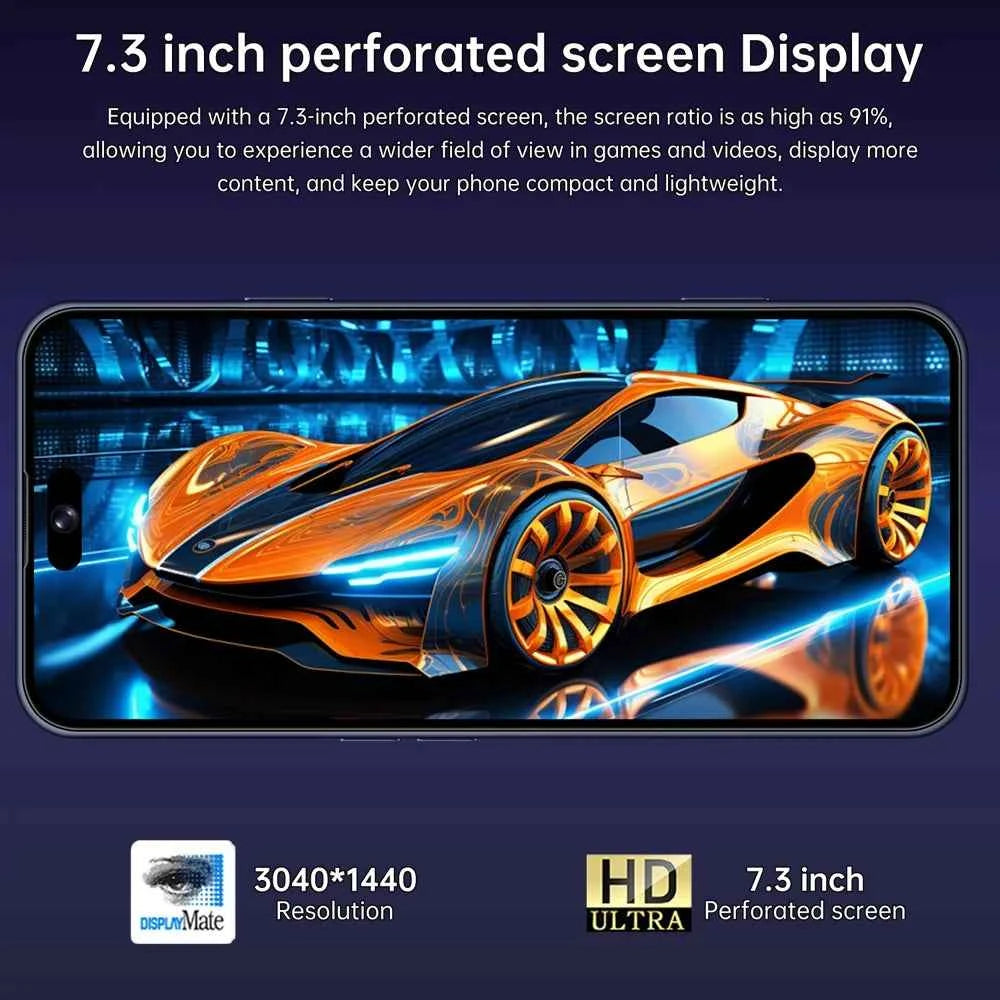Android 17 Pro Max 5G Smartphone – 7.3" Display, 22GB RAM, 2TB Storage, 7800mAh Battery