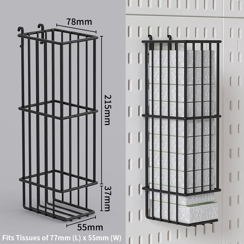 No-Drill Gaming Room Pegboard Wall Organizer – Controller, Headphone & Keyboard Storage Rack