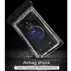 Waterproof Phone Pouch with Luminous Seal Lock — Touchscreen Compatible | Swimming & Diving Dry Bag