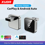 XUDA 2-in-1 Wireless Apple CarPlay & Android Auto Adapter for OEM Wired Car Systems