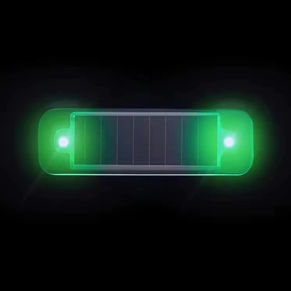 Mini Solar LED Car Dummy Alarm Light – Wireless Anti-Theft Flashing Warning Lamp