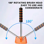 Telescopic Car Windshield Cleaning Brush with Microfibre Head