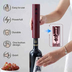 Electric Wine Bottle Opener – Rechargeable Automatic Corkscrew