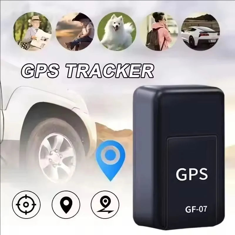 GF07 Mini GPS Tracker – Strong Magnetic Mount, Real-Time App Tracking, Anti-Lost Alarm for Cars & Vehicles
