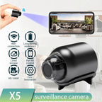 Rapuntek™ X5 Mini 1080P Wireless Smart Security Camera with Night Vision & Motion Detection
