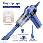 Wireless Car Vacuum Cleaner — 60W Handheld Mini Vacuum with HEPA Filter for Car, Home & Office