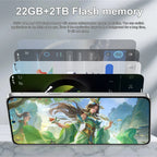 K-Touch X10 Pro 5G Smartphone – Android 15, 7.3" HD, 22GB RAM, 2TB Storage, 7800mAh