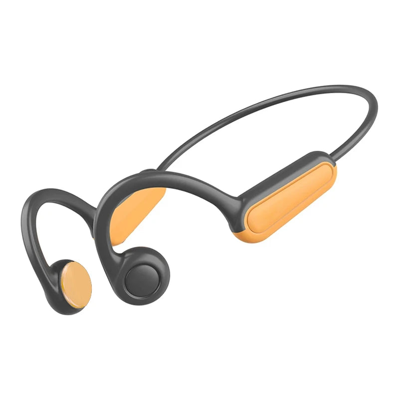 B8 Bone Conduction Bluetooth 5.3 Sport Headphones – IPX5 Waterproof Open Ear Wireless Headset for Running