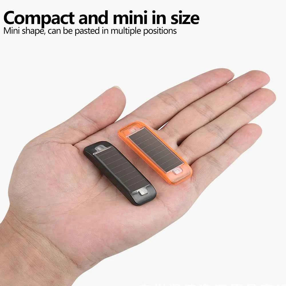 Mini Solar LED Car Dummy Alarm Light – Wireless Anti-Theft Flashing Warning Lamp