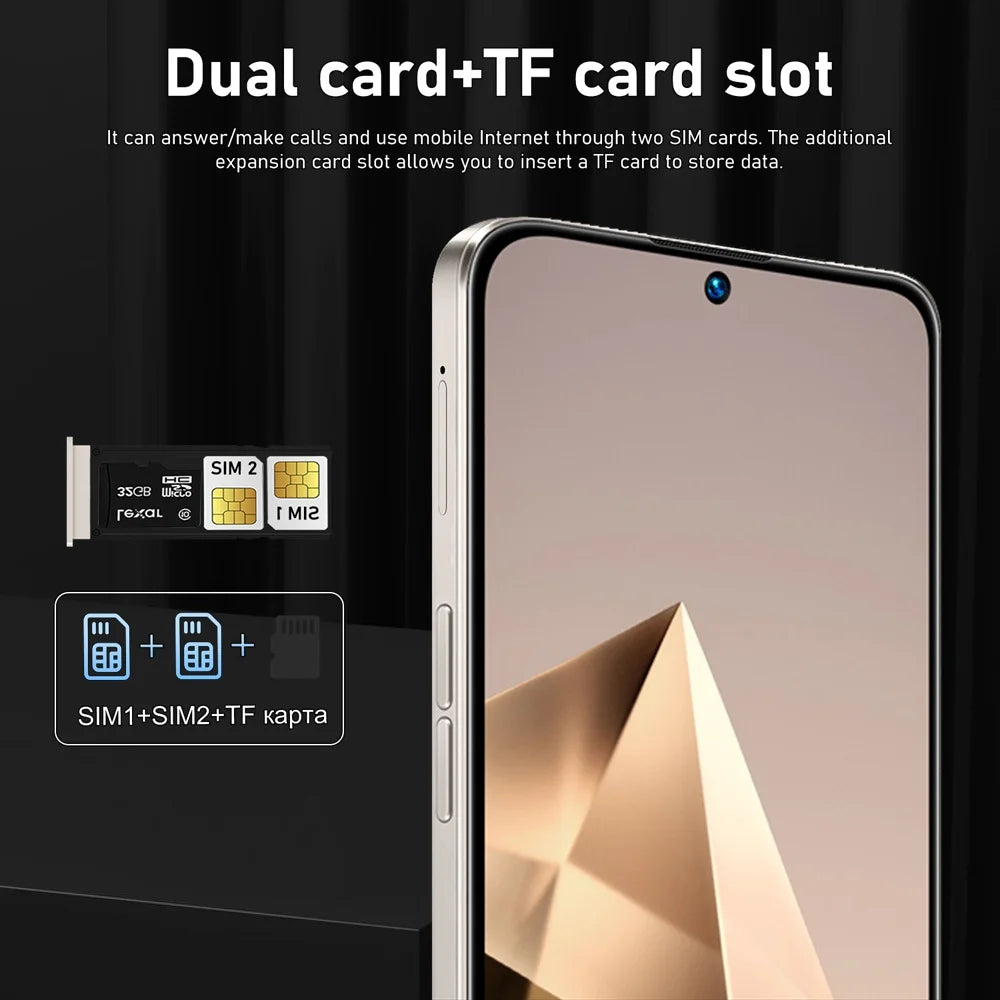 K-Touch Camon 50 Pro Smartphone | 7.3" Display, 7800mAh, 48MP Camera, Android 15, 5G