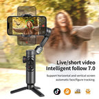 AOCHUAN SmartXE 3-Axis Gimbal Stabilizer — AI Face Tracking | iPhone & Android | Vlog & TikTok