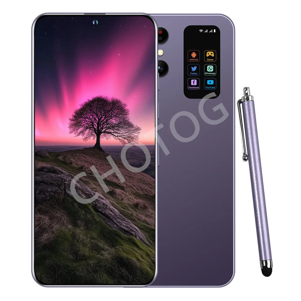 SMS 24 Ultra Smartphone | 7.3" HD+ Display, 7800mAh, 108MP Camera, Android 14