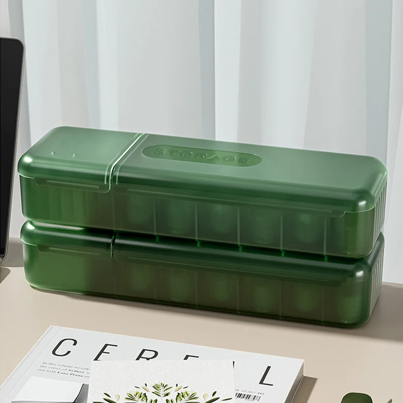 Desktop Cable Storage Box – Covered Charger & Power Cable Organiser, Clutter-Free Desk Solution