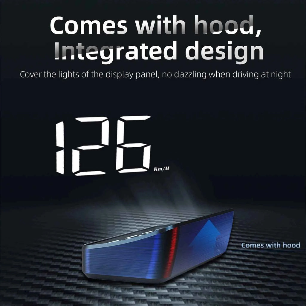 M2 GPS Car Head-Up Display – HD Windshield Speedometer Projector, Universal Fit