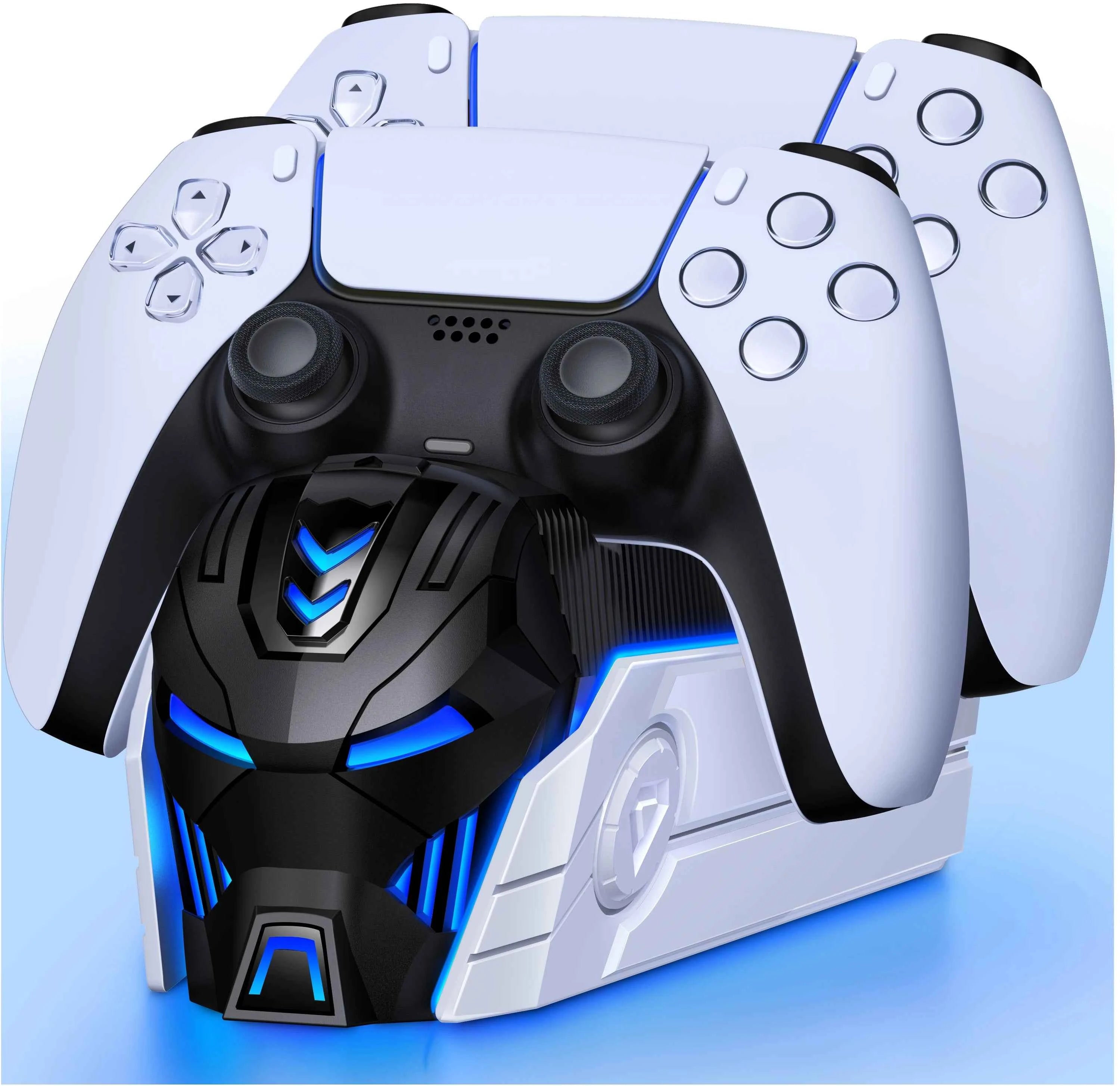 RGB Dual Fast Charger Docking Station for PS5 Controllers – RGB Indicator, Charging Stand for PS5 Gamepad