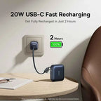 Baseus 45W Mini Power Bank 10000mAh Built-In USB-C Cable Pocket-Sized Smaller Fast Charging Portable For iPhone 17 Samsung S25