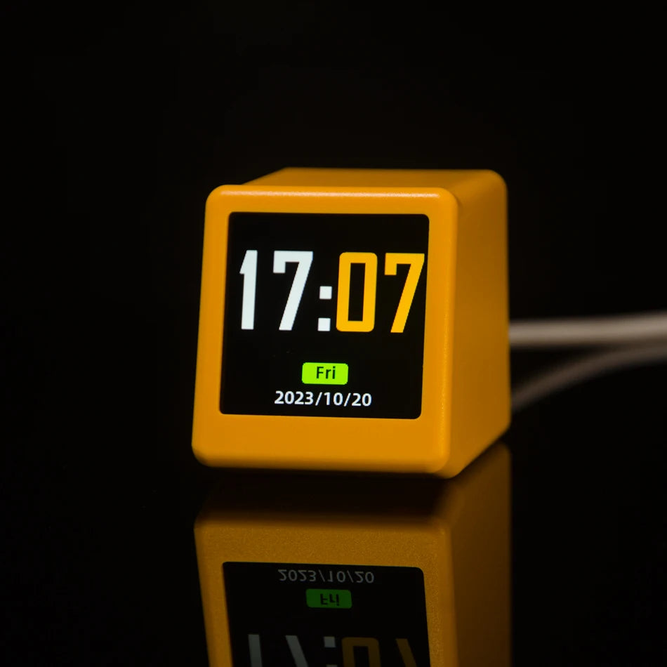 GeekMagic Ultra Smart WiFi Weather Station – Bed Clock with Photo Album, GIF Animation & Desktop Decoration