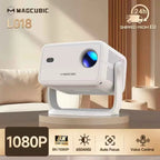 Magcubic Native 1080P Projector – 650 ANSI, 8K Android 14, Auto Keystone, WiFi 6, BT 5.4 | Portable Outdoor Movie