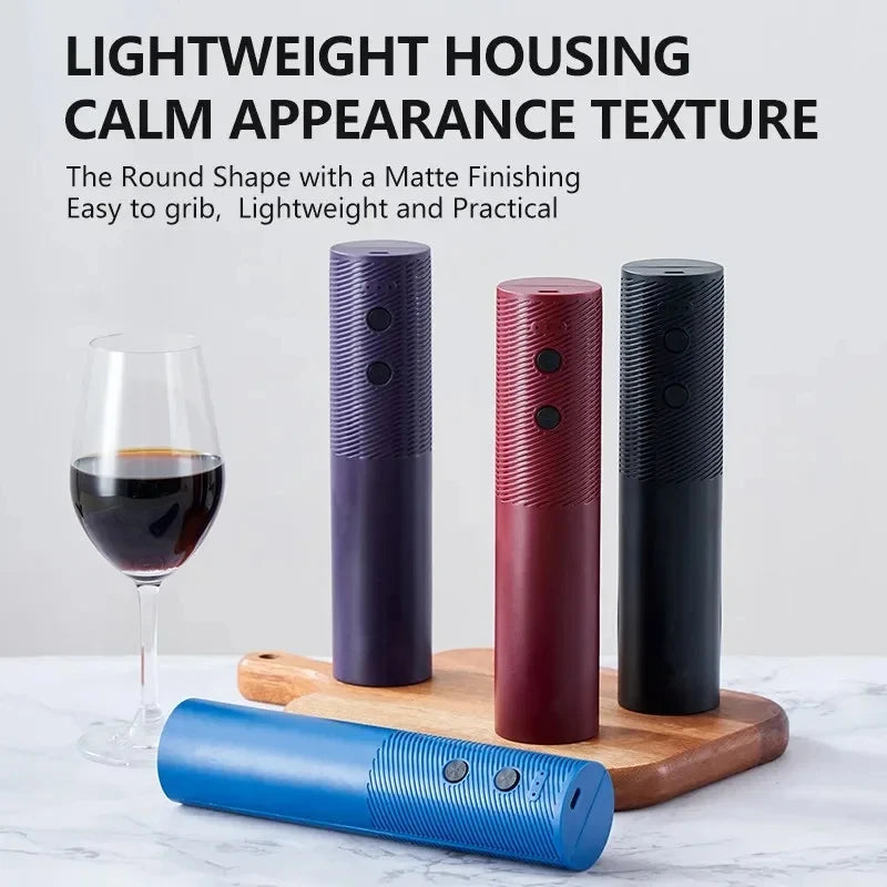 Electric Wine Bottle Opener – Rechargeable Automatic Corkscrew