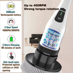 Cordless Spin Scrubber Electric Cleaning Brush – Multipurpose Kitchen & Bathroom Cleaner
