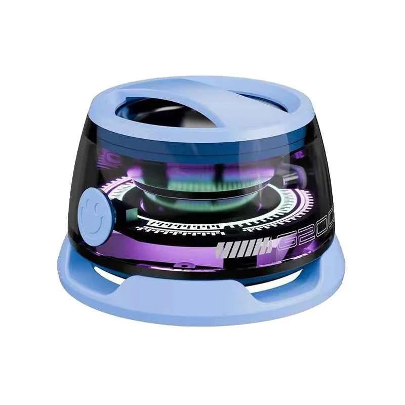 Outdoor Magnetic Bluetooth Speaker – Portable Mini Travel Stereo with RGB Light & Phone Holder for iOS & Android
