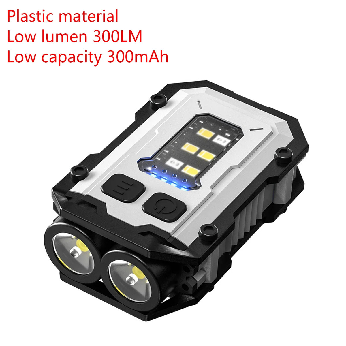 ESMARTER Mini USB Rechargeable LED Flashlight | 8 Modes, Magnetic Base, Power Bank