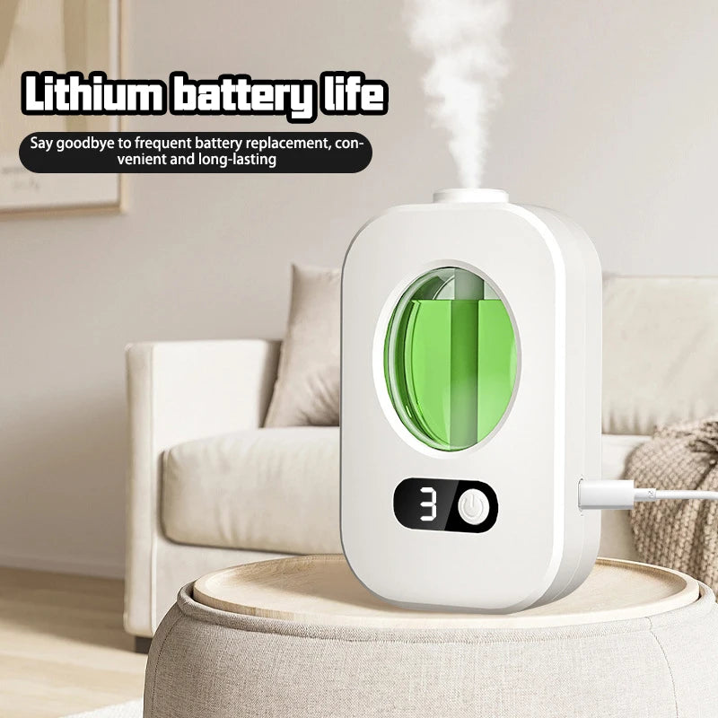 Rapuntek™ Automatic Aromatherapy Diffuser – Air Freshener & Essential Oil Dispenser for Bathroom, Toilet & Home