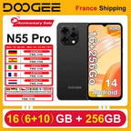 DOOGEE N55 Pro Smartphone | Android 14, 16GB RAM, 256GB, 6.56" 90Hz, NFC
