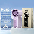 Mini Handheld Turbo Pocket Fan — 3600mAh, 6-Speed, LED Display for Outdoor & Travel