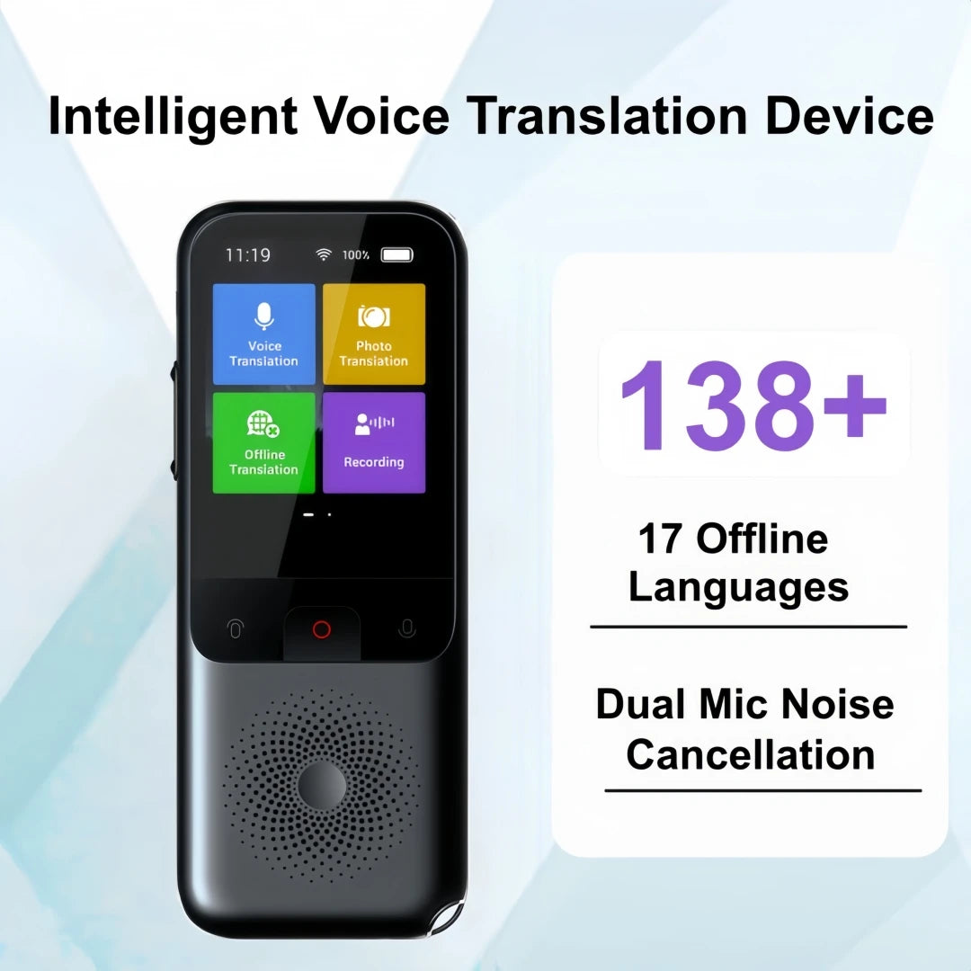 MSAI T11 Smart Language Translator Device — 138 Languages Online, 17 Offline, Photo Translation