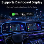 XUDA 2026 Mini Wireless Apple CarPlay & Android Auto Adapter with 5GHz Wi-Fi – Plug & Play for OEM Wired Systems