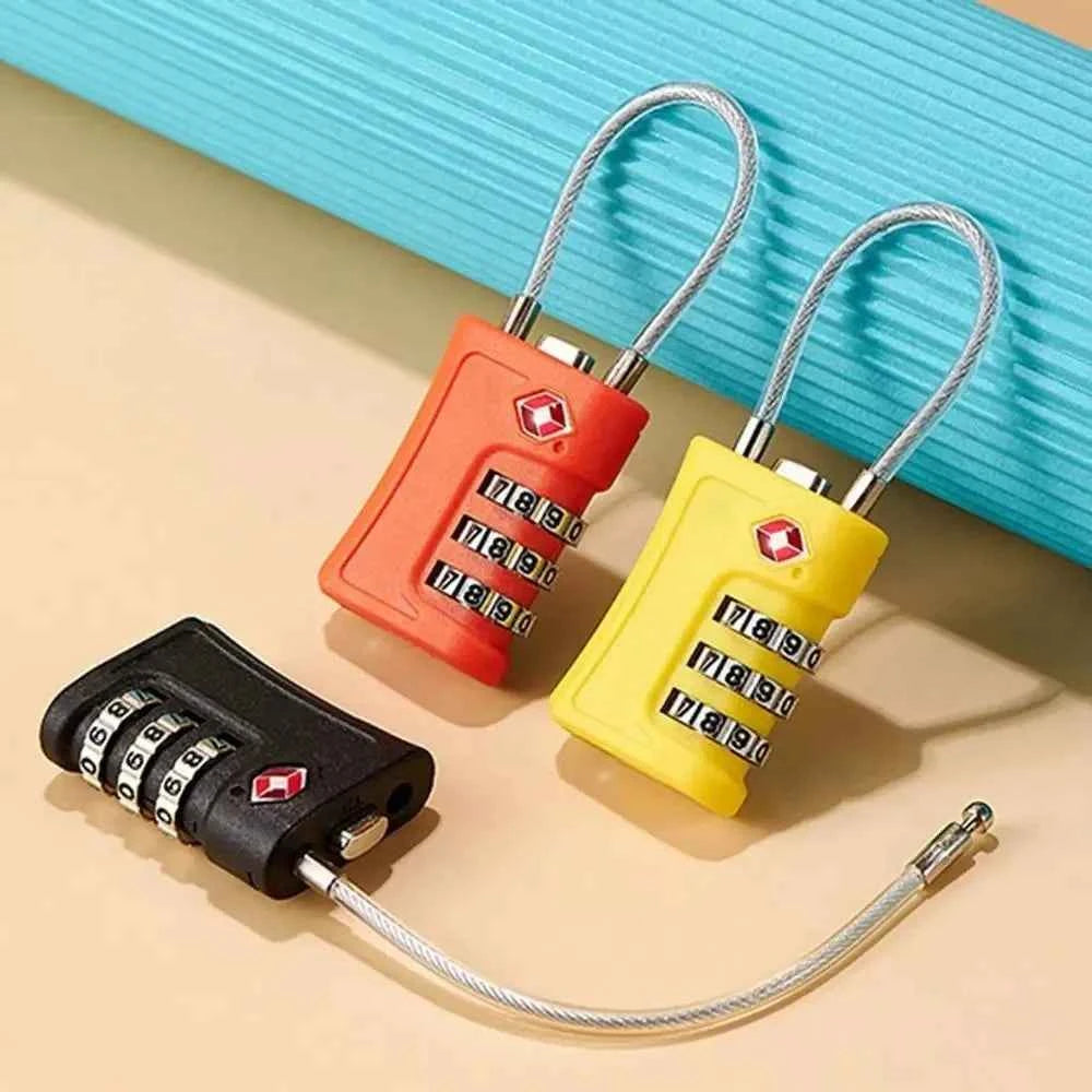 TSA Approved Travel Lock – 3-Digit Combination Zinc Alloy Luggage Lock