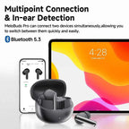 QCY MeloBuds Pro ANC Wireless Earbuds – 46dB Hybrid ANC, LDAC Hi-Res, Bluetooth 5.3, 6 Mic, 34H Playtime