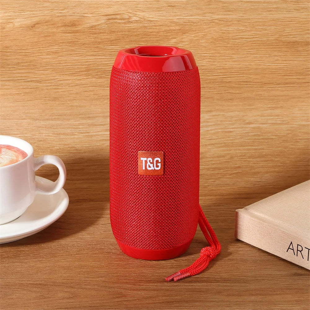 Portable Wireless Bluetooth Speaker – Subwoofer Bass, FM Radio, Hands-Free for Smartphones & Outdoor Use