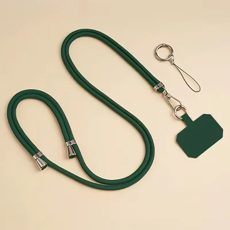 Universal Phone Lanyard Necklace Strap – Anti-Lost Crossbody Rope with Clip for All Smartphones