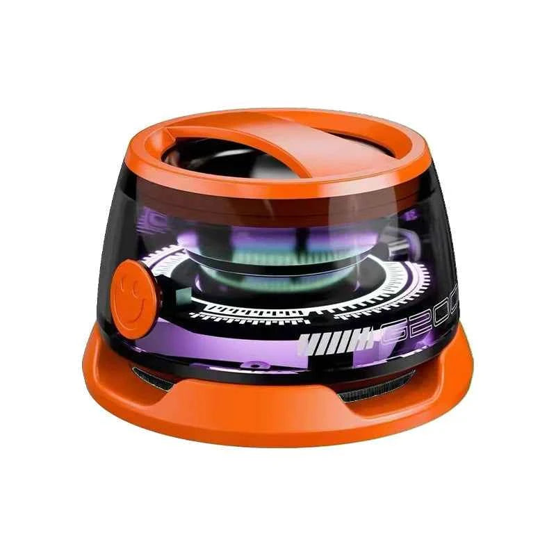 Outdoor Magnetic Bluetooth Speaker – Portable Mini Travel Stereo with RGB Light & Phone Holder for iOS & Android