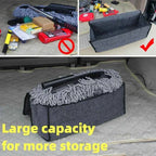 Car Trunk Organizer – Large Anti-Slip Felt Storage Bag with Compartments