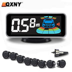 8-Sensor Parktronic Parking Kit – Front & Rear Radar Detector, Backup Assistance with Sound Alert