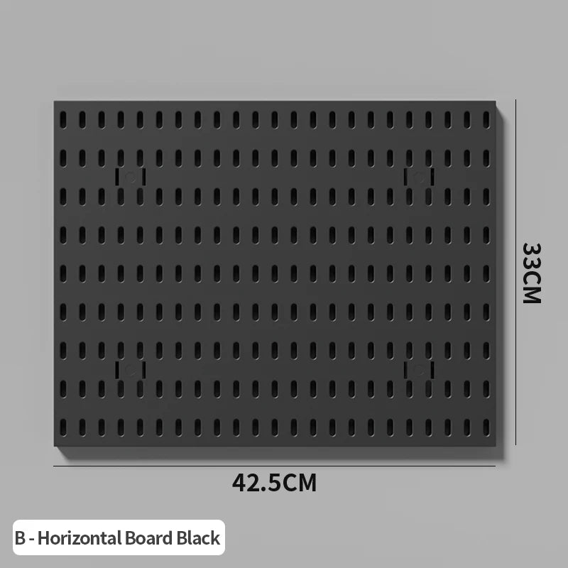 No-Drill Gaming Room Pegboard Wall Organizer – Controller, Headphone & Keyboard Storage Rack