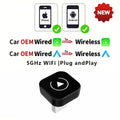 2-in-1 Wireless CarPlay & Android Auto Adapter – AI Smart Box for Car