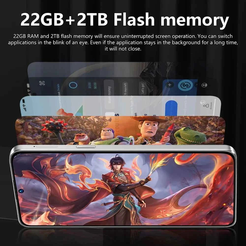 K-Touch Camon 50 Pro Smartphone | 7.3" Display, 7800mAh, 48MP Camera, Android 15, 5G