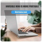 2-Pack Laptop Stand Set with Keyboard Riser & Elevator – Mini Portable Laptop Supports for Desk