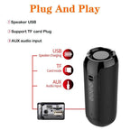 Portable Wireless Bluetooth Speaker – Subwoofer Bass, FM Radio, Hands-Free for Smartphones & Outdoor Use