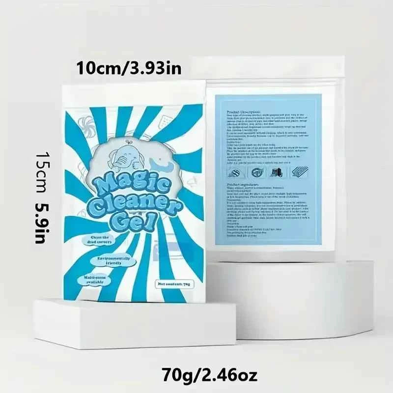Car Interior Cleaning Gel — 70g Magic Slime Mud for Air Vents, Keyboards & Dust Removal